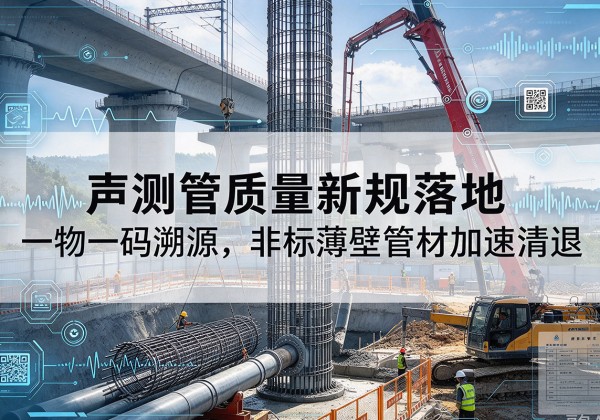 赛罕声测管质量新规落地，一物一码溯源，非标薄壁管材加速清退